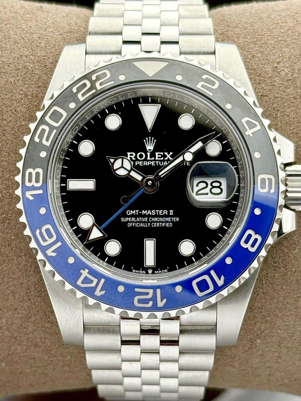 Rolex GMT-Master II “Batgirl” Black Dial Ceramic Steel 126710BLNR | 2024 | 40mm