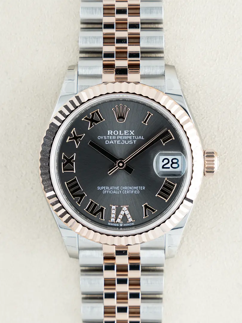 Datejust 31 “Slate Roman Pave 6 Dial”