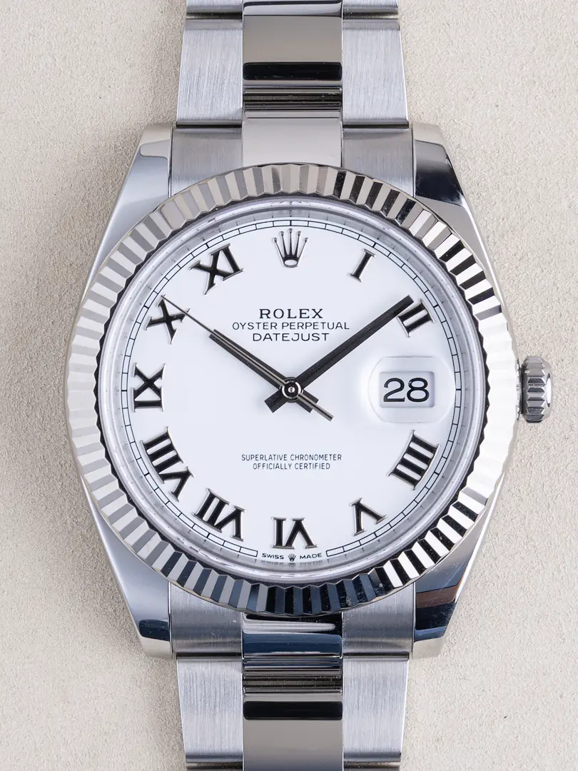 Datejust 41 “White Roman”