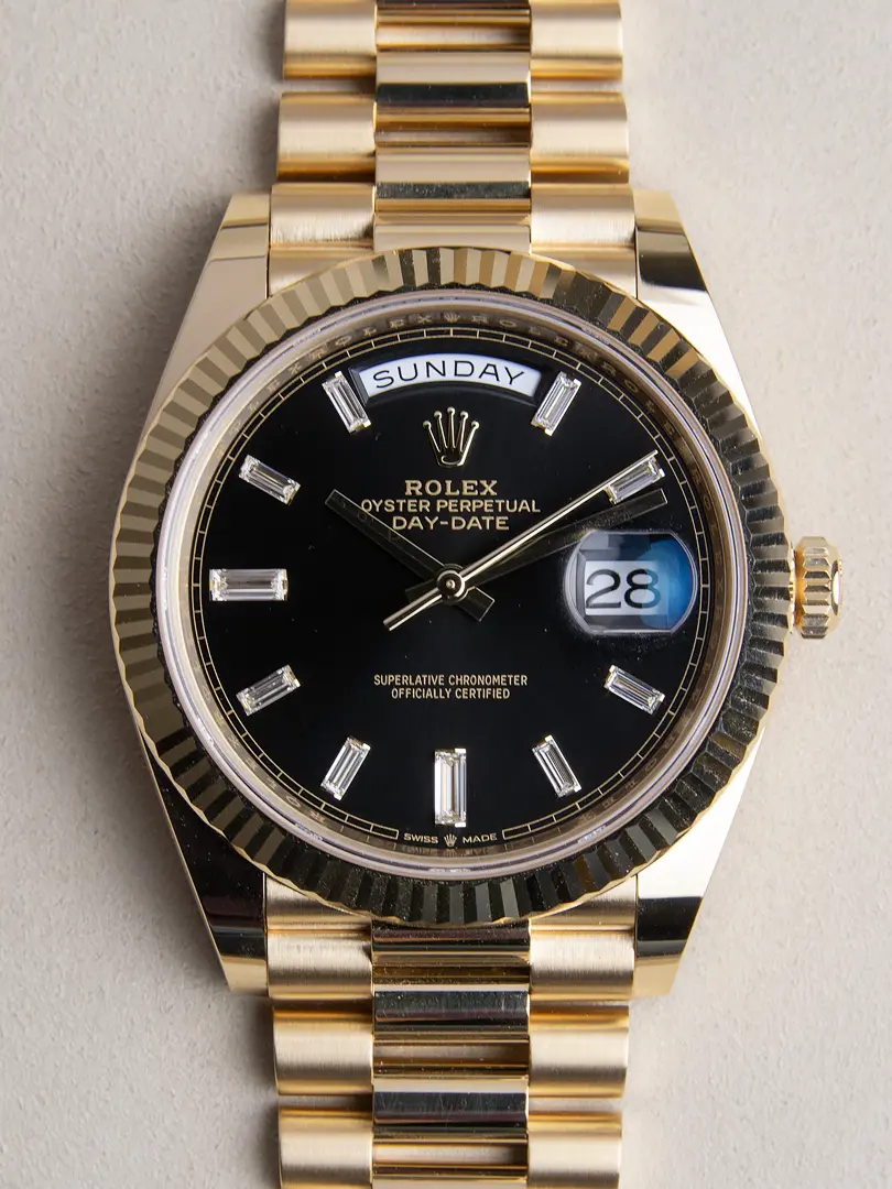 Day-Date 40 “Black Diamond”