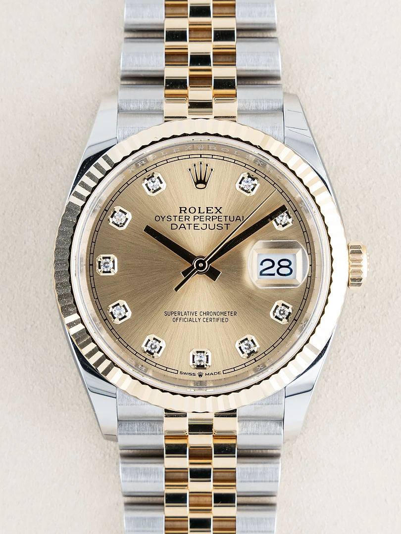 Datejust 36 “Champagne Diamond”