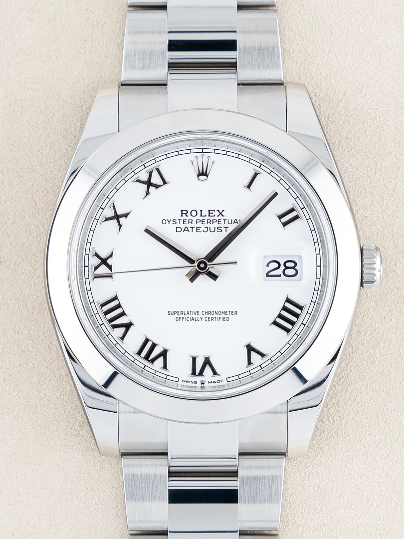 Datejust 41 “White Roman”