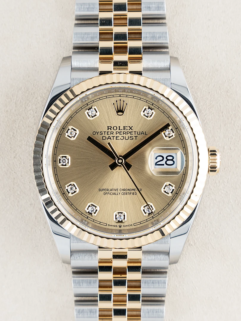 Datejust 36 “Champagne Diamond”