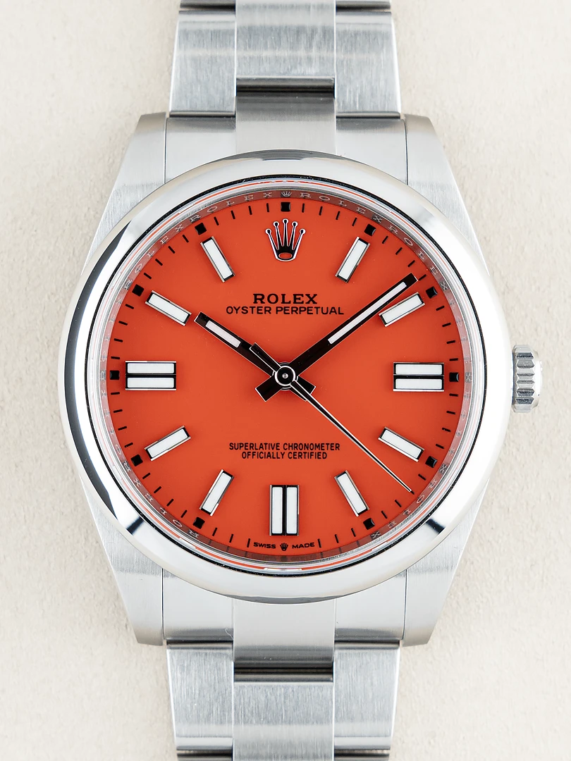 Oyster Perpetual 41 “Coral Red”